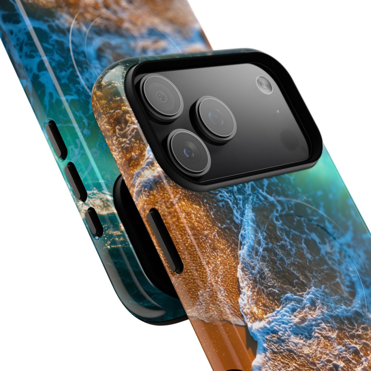 Ocean Waves Shoreline Phone Case - Blue Seascape