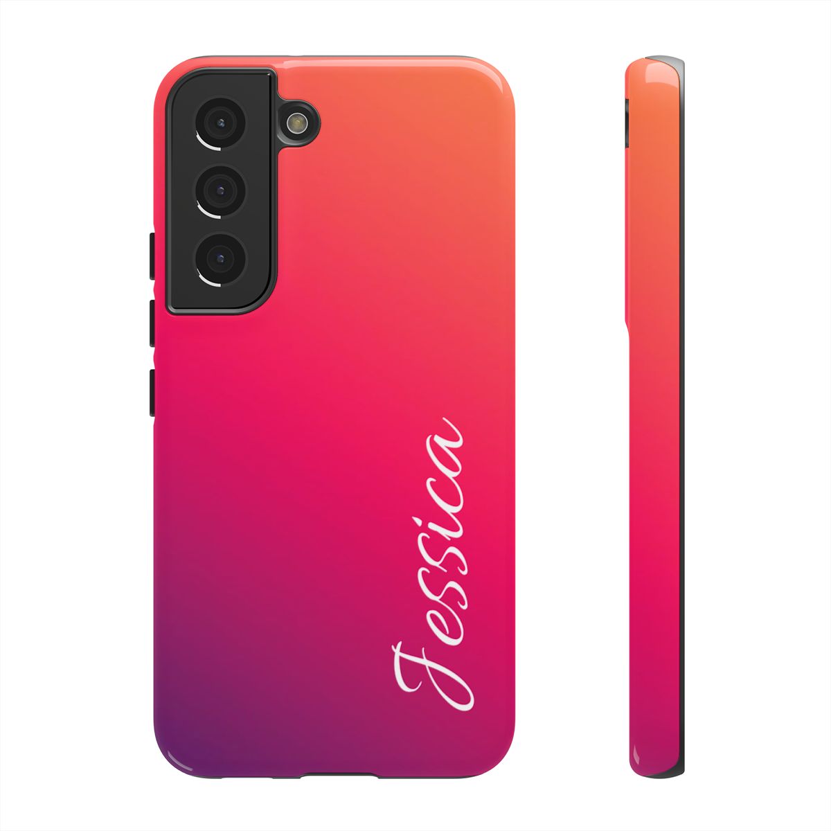 Personalized Ombre Gradient Phone Case - Custom Name