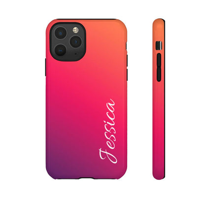 Personalized Ombre Gradient Phone Case - Custom Name