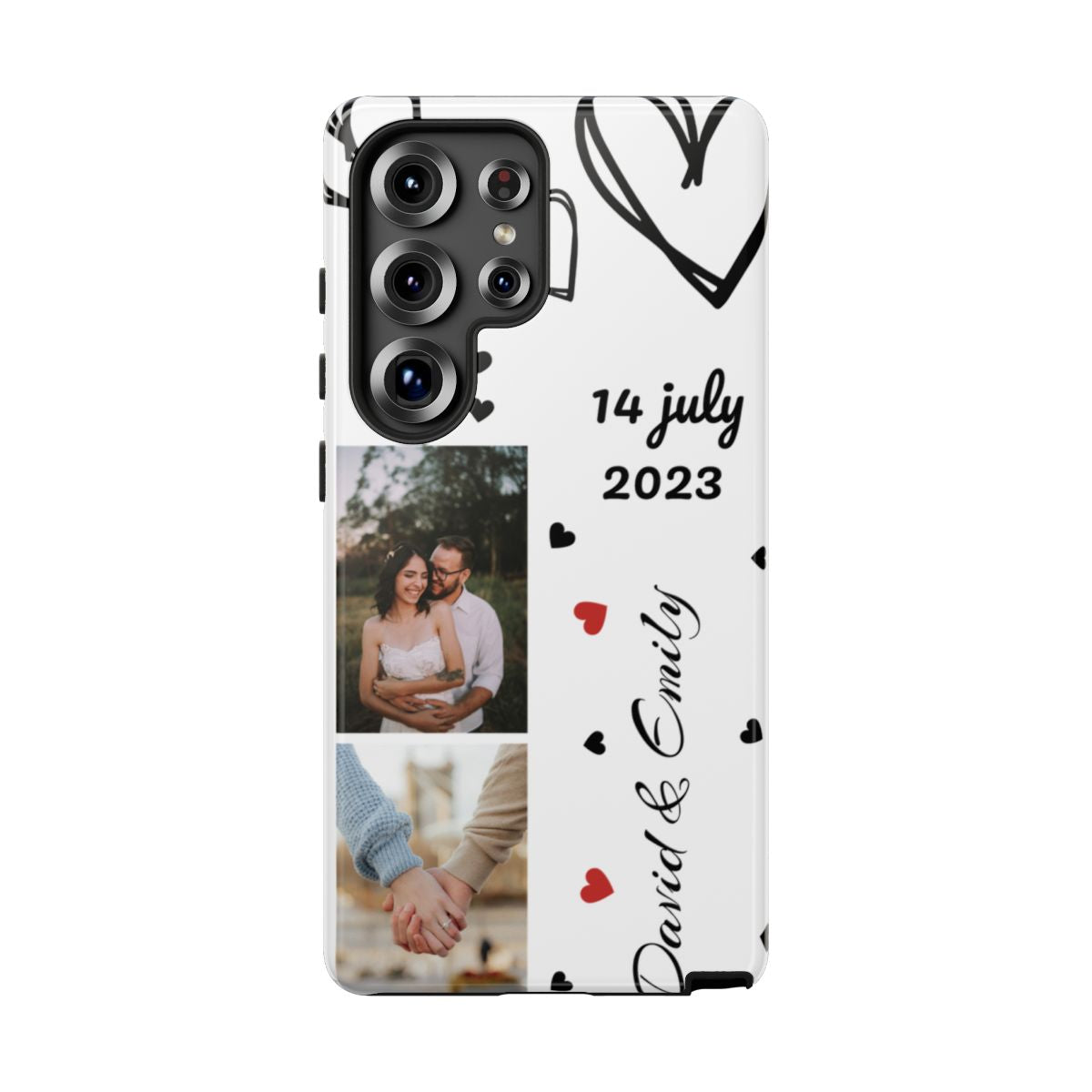 Custom Couple Photo & Anniversary Date Personalized Phone Case