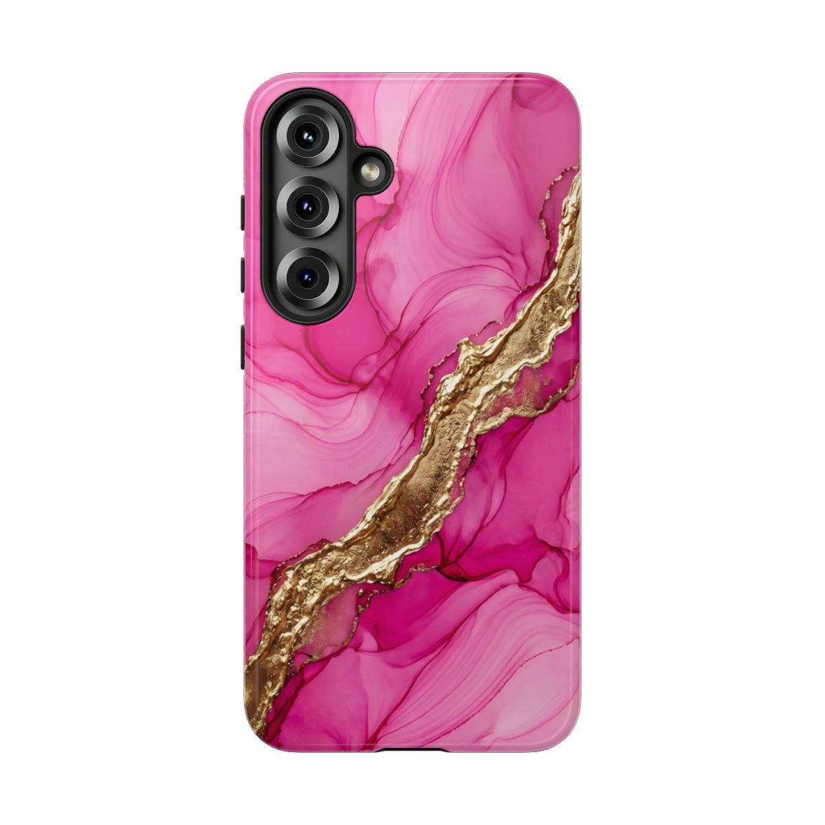 Pink Gold Marble Phone Case – Luxe Alcohol Ink Aesthetic