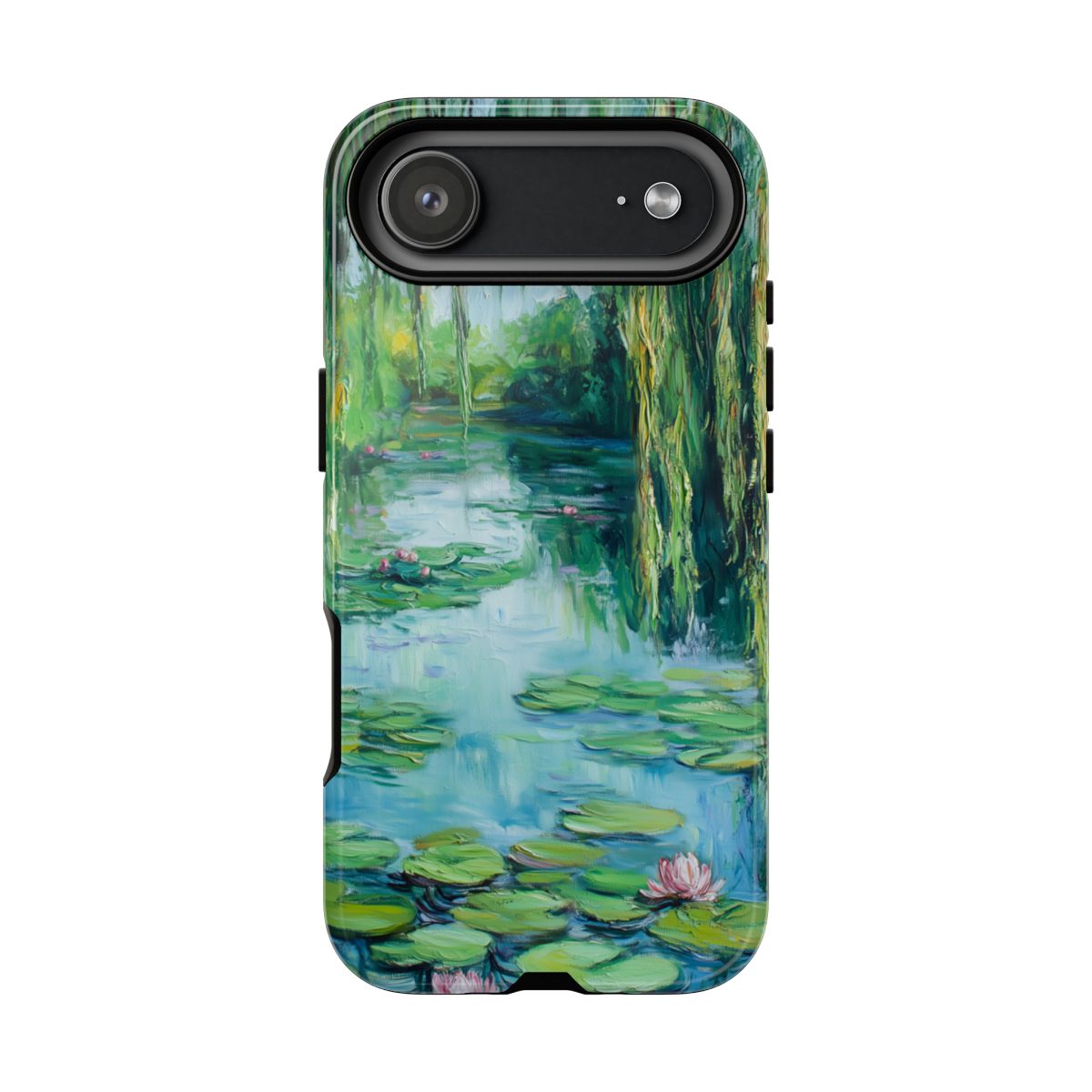 Willow Pond Impressionist Phone Case - Fine Art Lily Pad