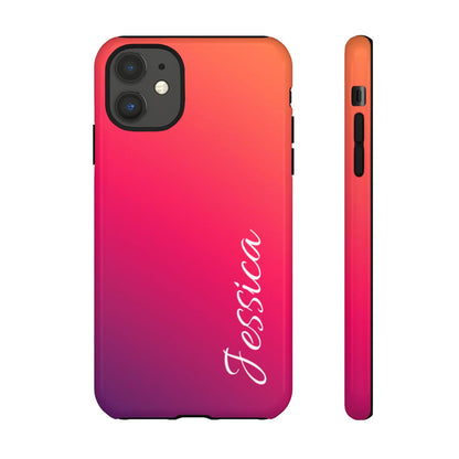 Personalized Ombre Gradient Phone Case - Custom Name