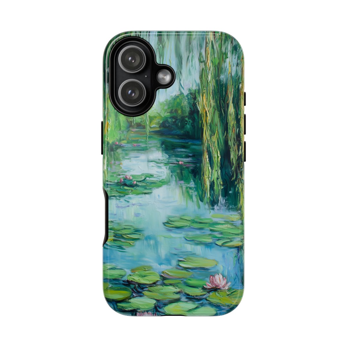 Willow Pond Impressionist Phone Case - Fine Art Lily Pad