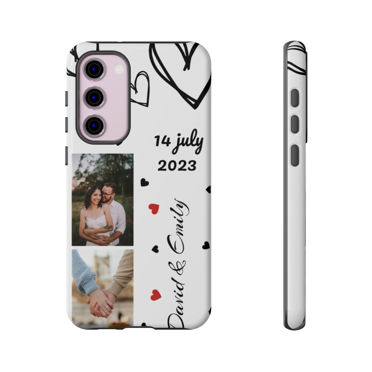 Custom Couple Photo & Anniversary Date Personalized Phone Case