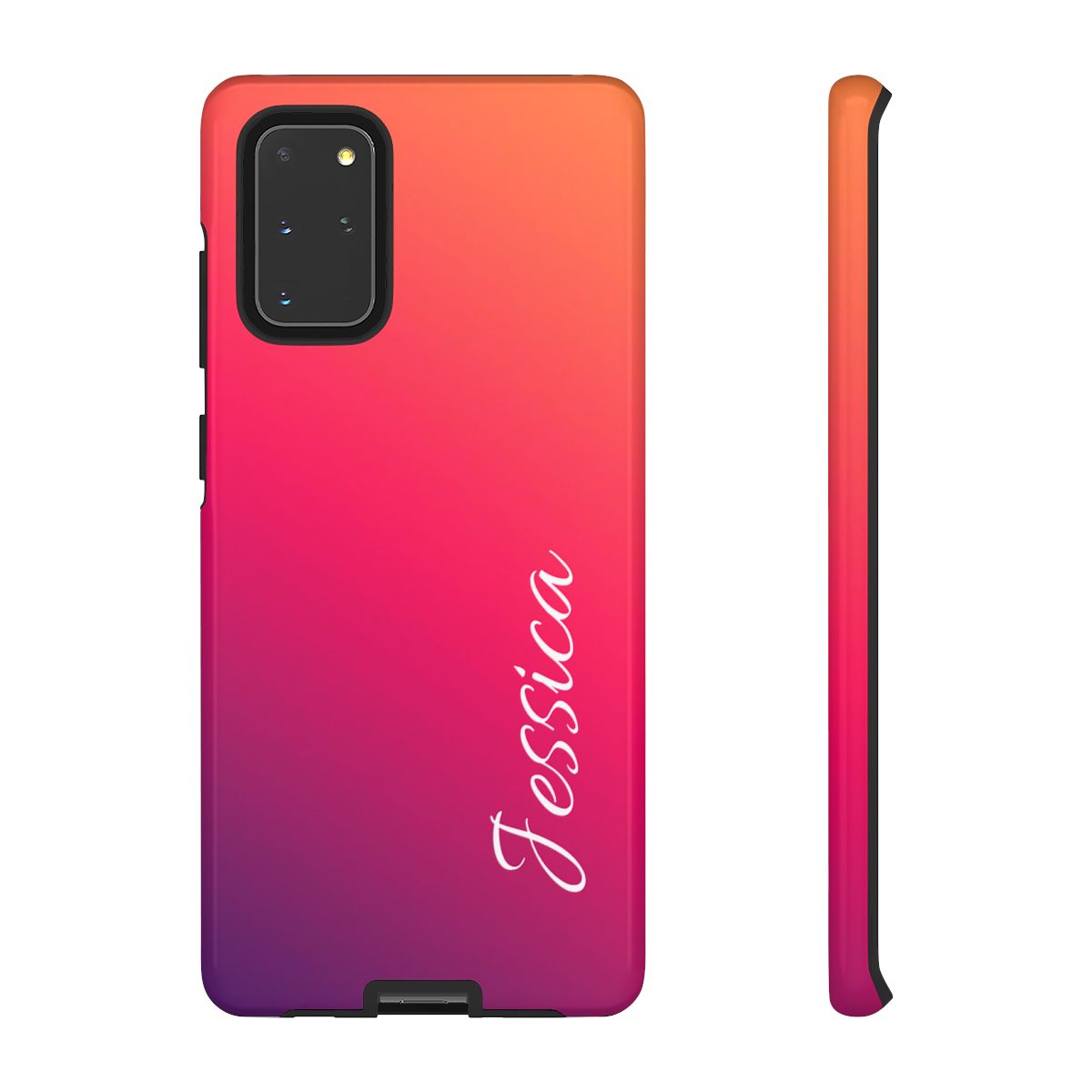 Personalized Ombre Gradient Phone Case - Custom Name