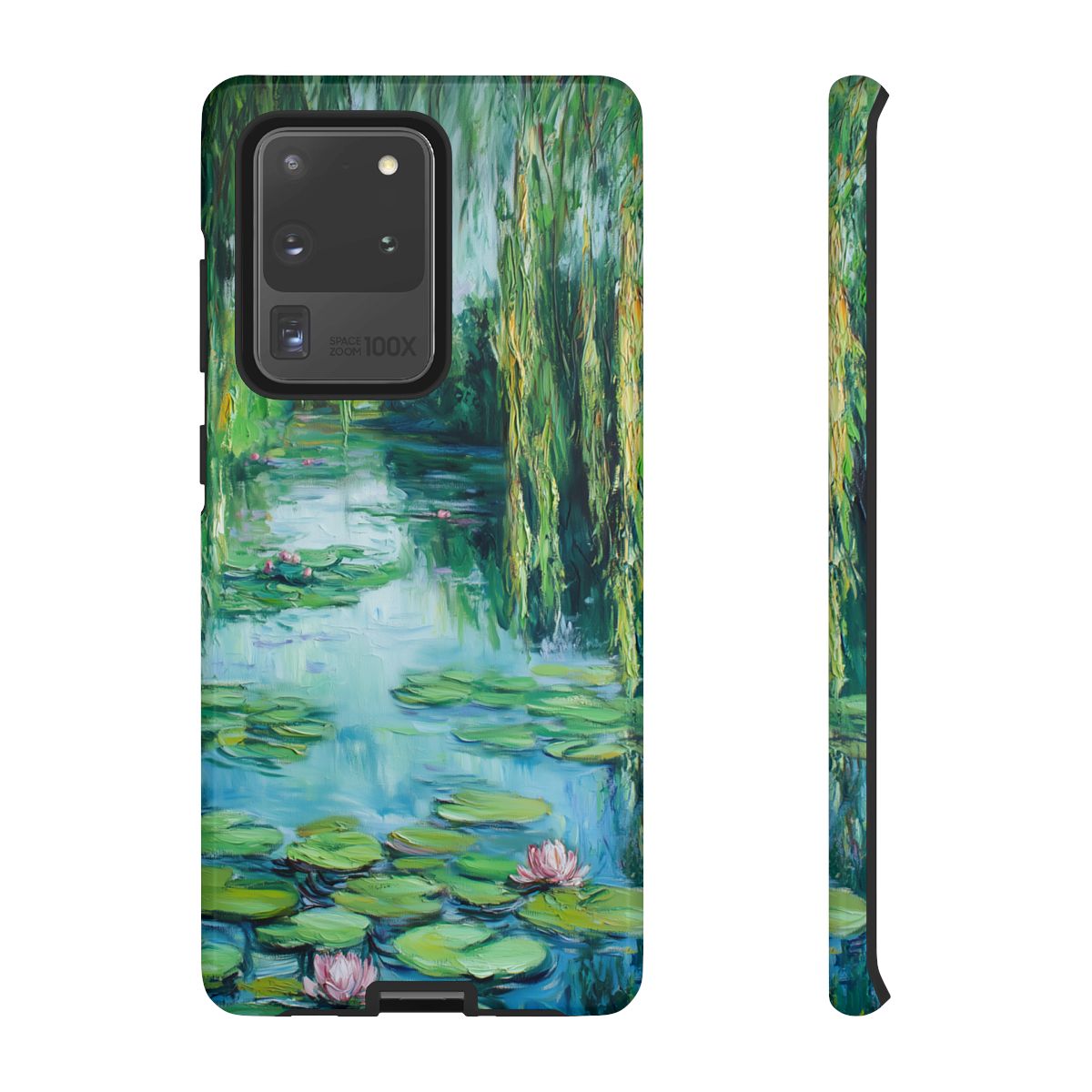 Willow Pond Impressionist Phone Case - Fine Art Lily Pad