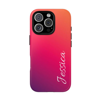 Personalized Ombre Gradient Phone Case - Custom Name