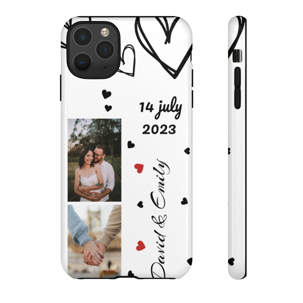 Custom Couple Photo & Anniversary Date Personalized Phone Case