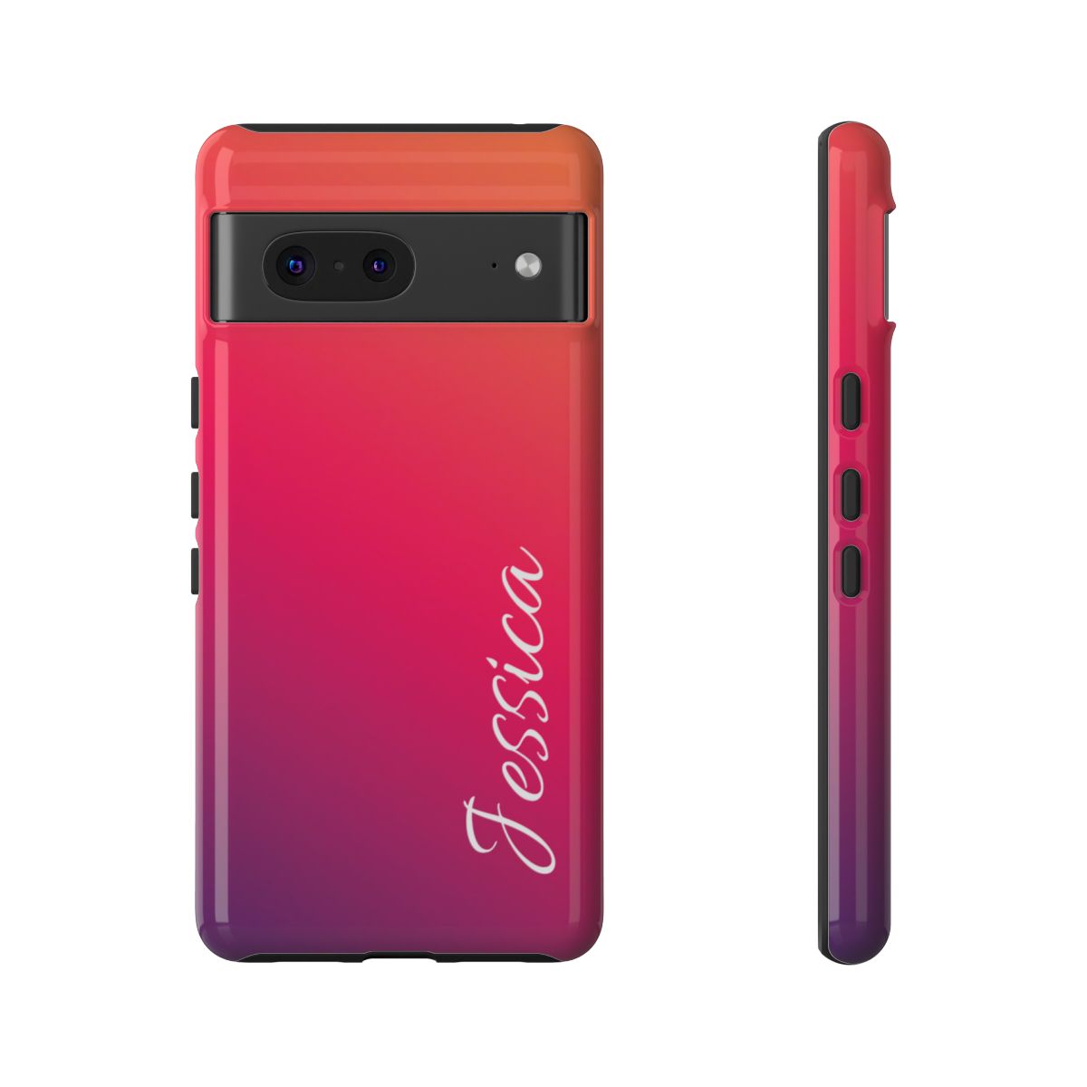 Personalized Ombre Gradient Phone Case - Custom Name