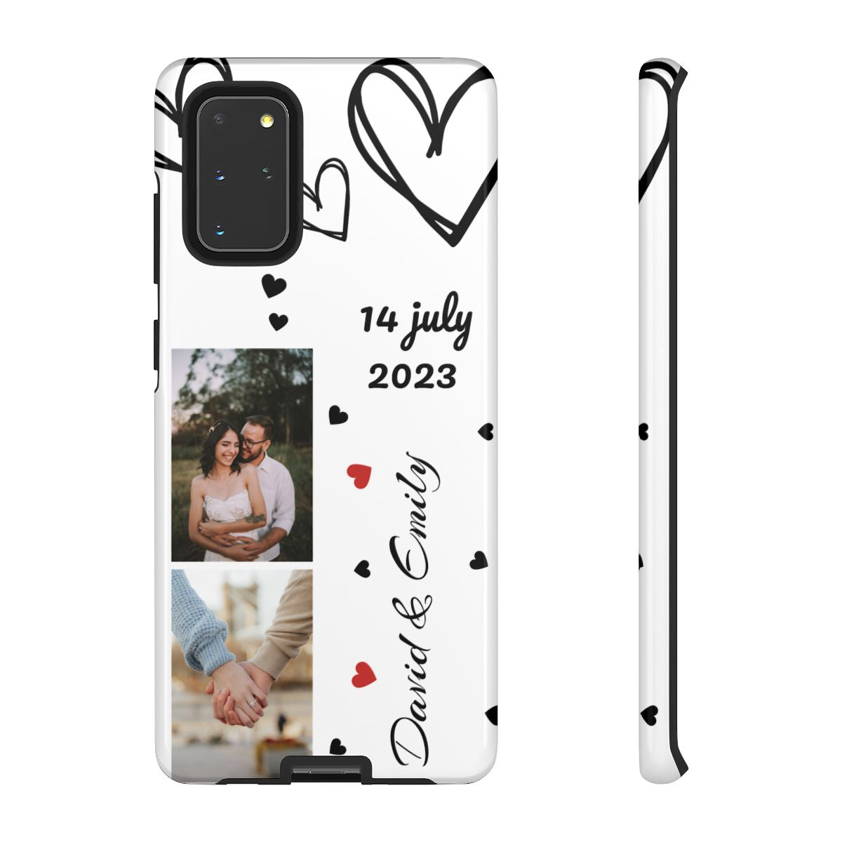 Custom Couple Photo & Anniversary Date Personalized Phone Case
