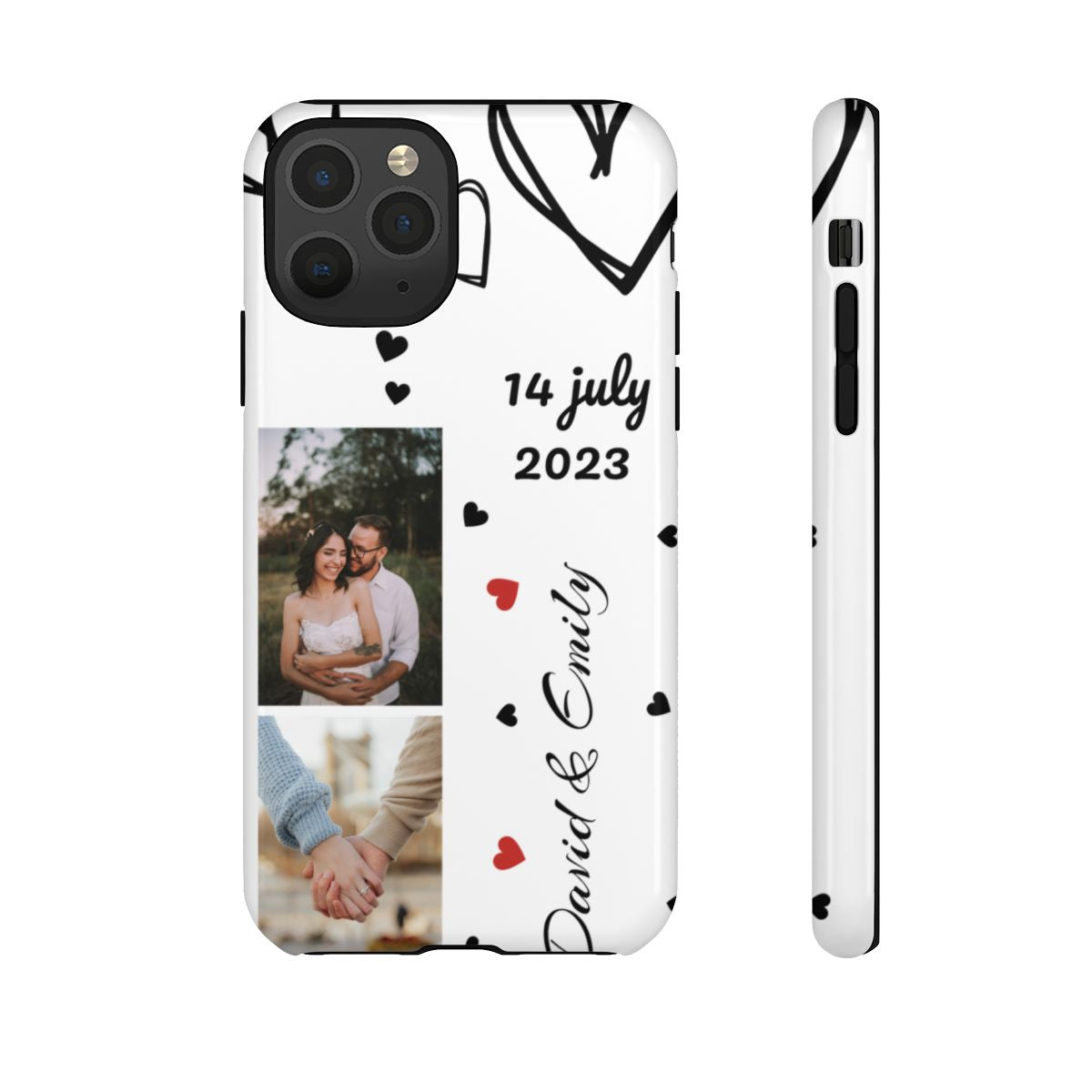 Custom Couple Photo & Anniversary Date Personalized Phone Case