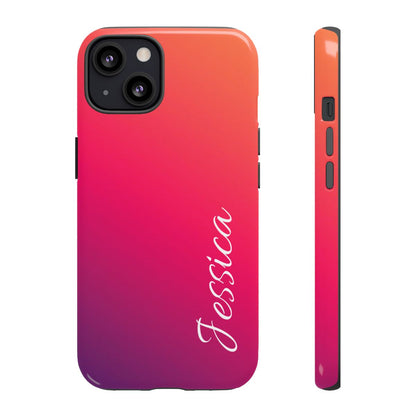 Personalized Ombre Gradient Phone Case - Custom Name