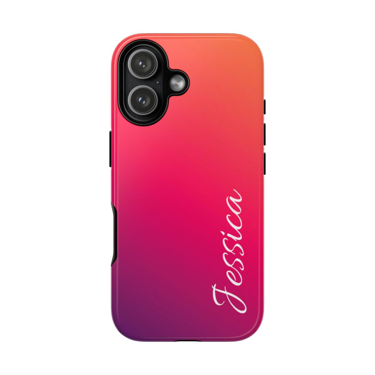 Personalized Ombre Gradient Phone Case - Custom Name