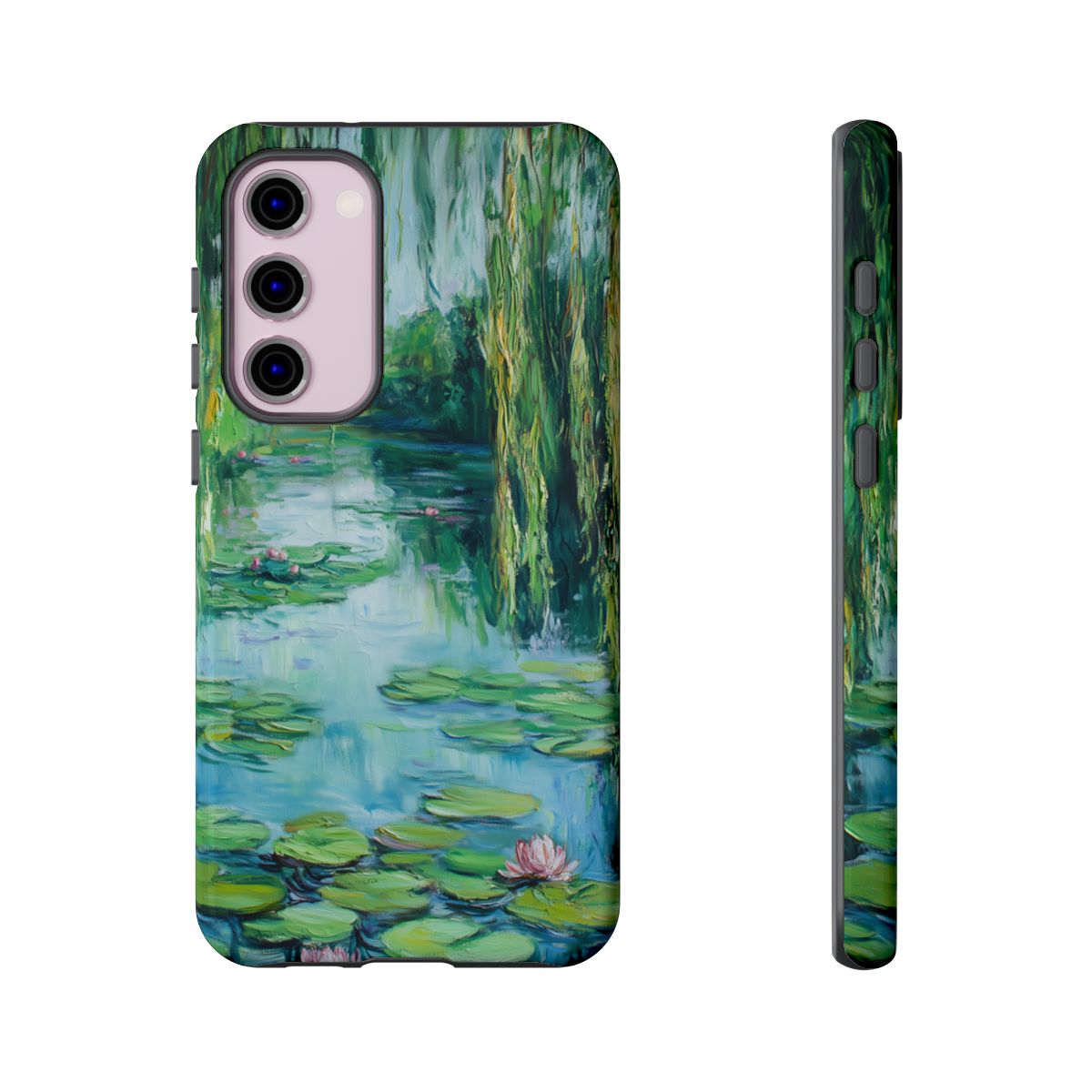 Willow Pond Impressionist Phone Case - Fine Art Lily Pad