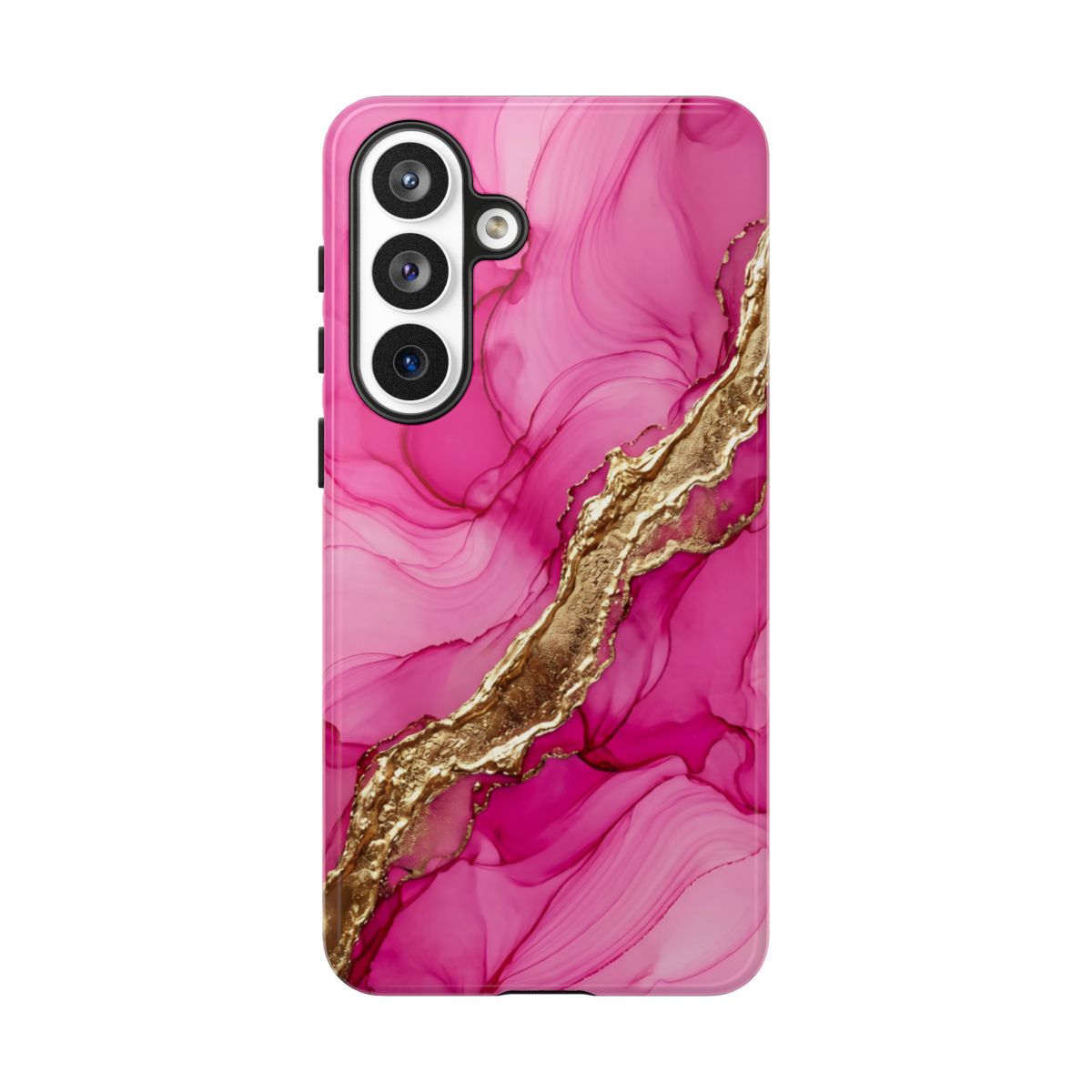 Pink Gold Marble Phone Case – Luxe Alcohol Ink Aesthetic