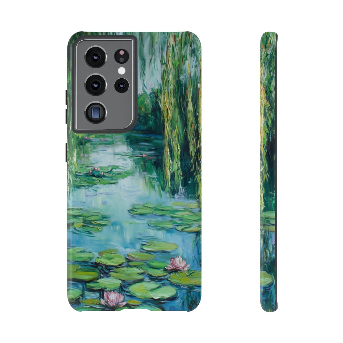 Willow Pond Impressionist Phone Case - Fine Art Lily Pad
