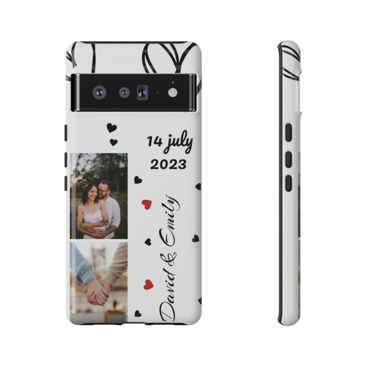 Custom Couple Photo & Anniversary Date Personalized Phone Case