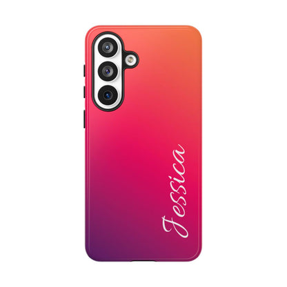 Personalized Ombre Gradient Phone Case - Custom Name