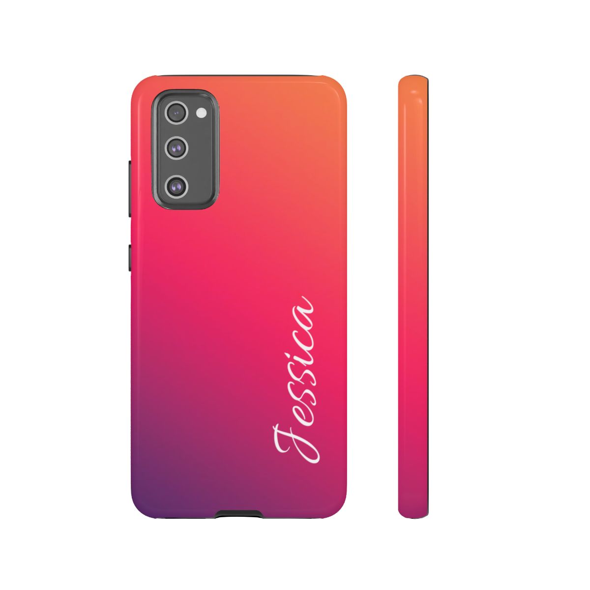 Personalized Ombre Gradient Phone Case - Custom Name