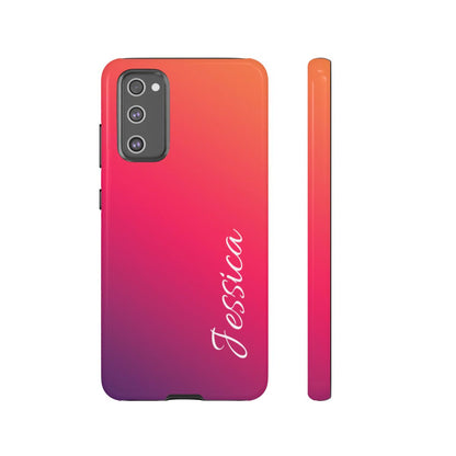 Personalized Ombre Gradient Phone Case - Custom Name