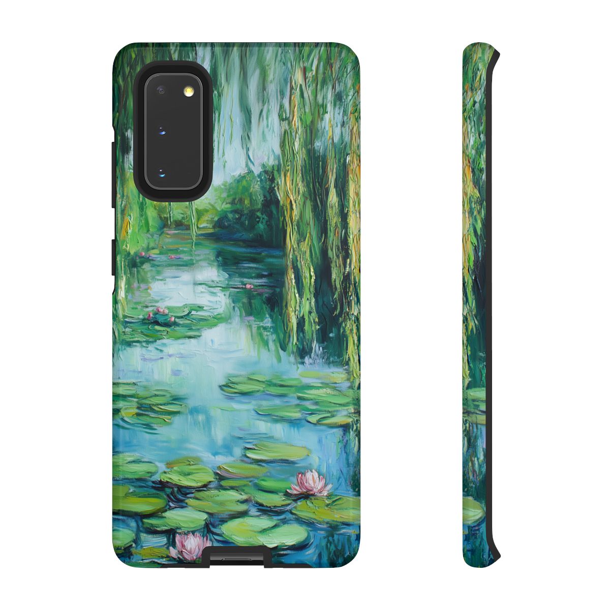 Willow Pond Impressionist Phone Case - Fine Art Lily Pad