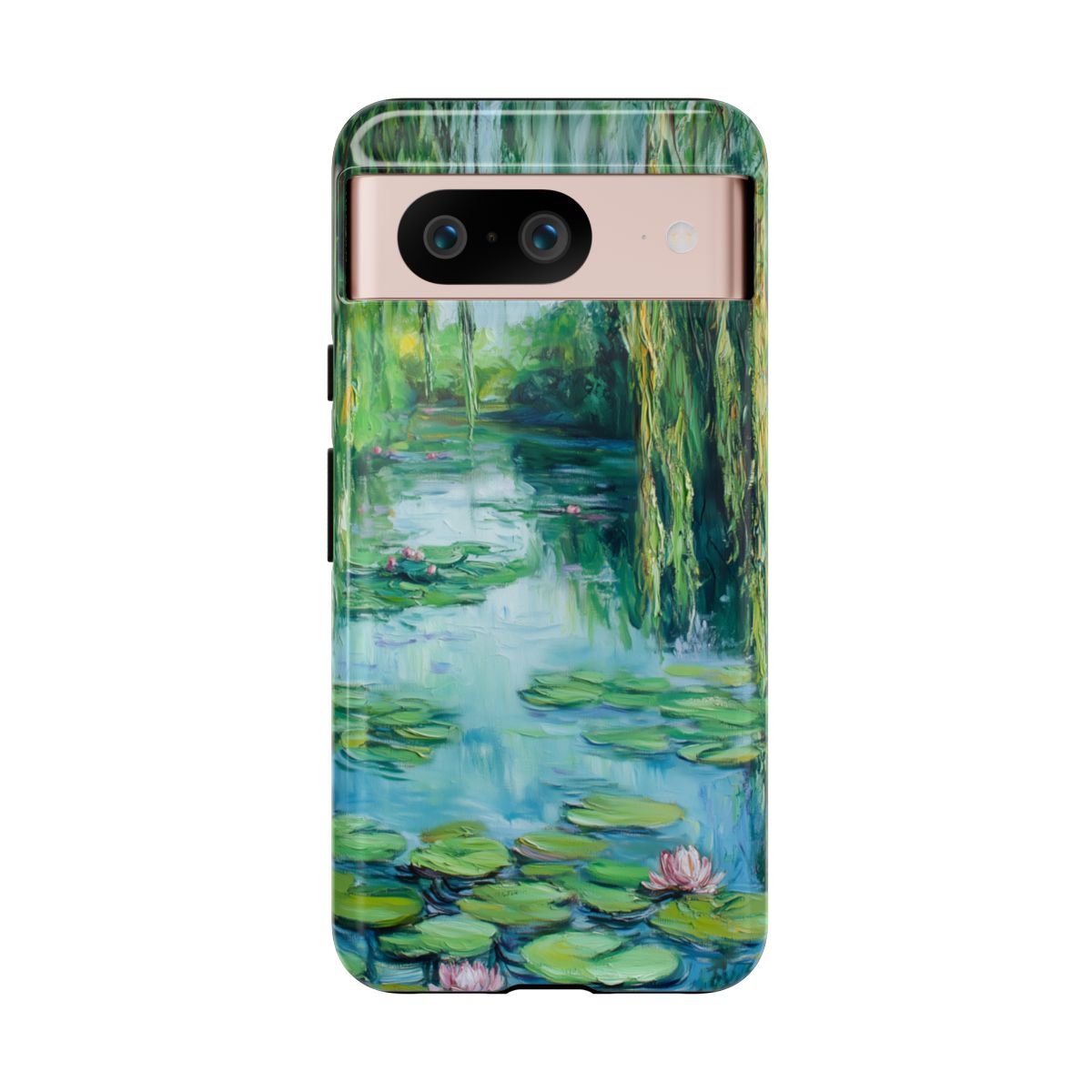 Willow Pond Impressionist Phone Case - Fine Art Lily Pad