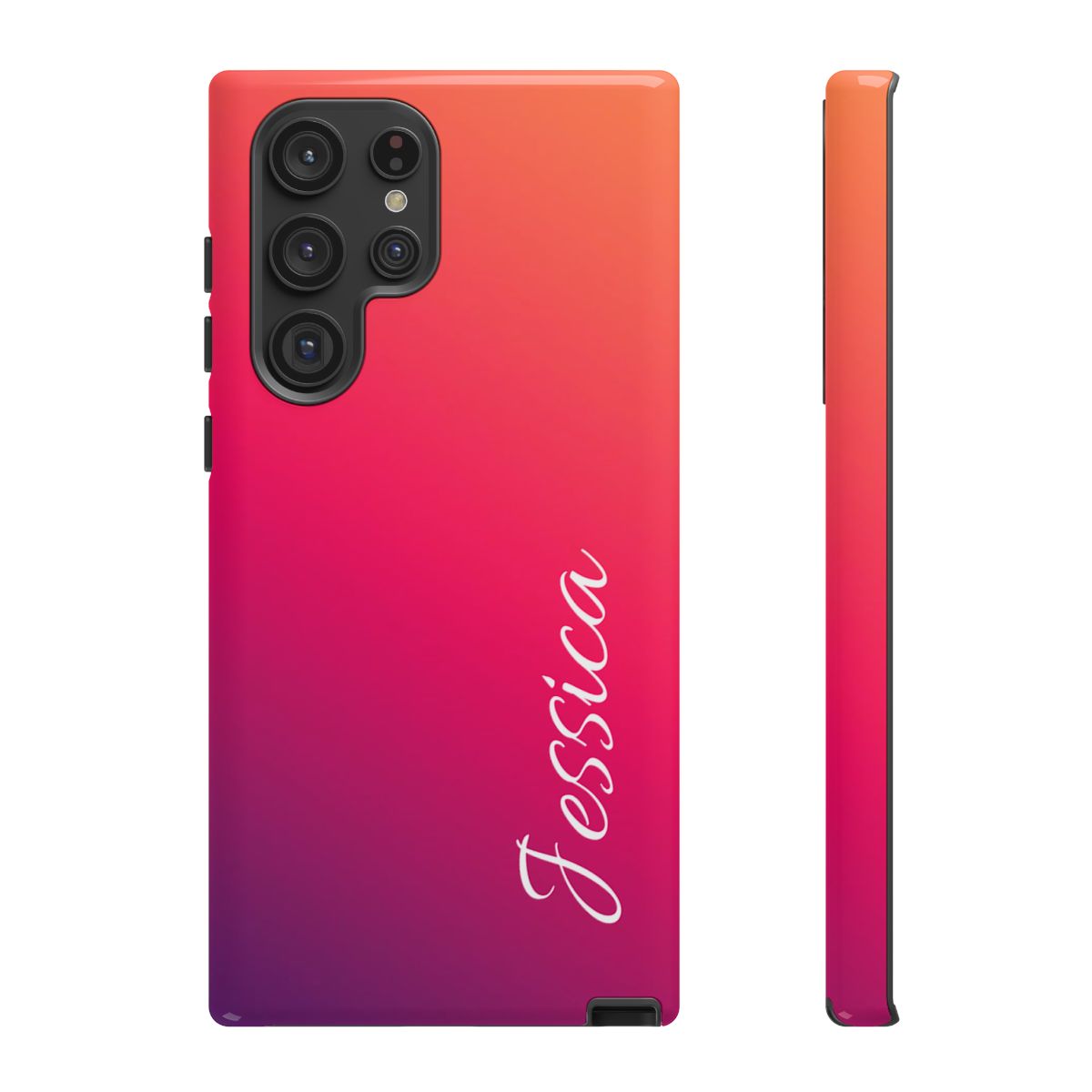 Personalized Ombre Gradient Phone Case - Custom Name