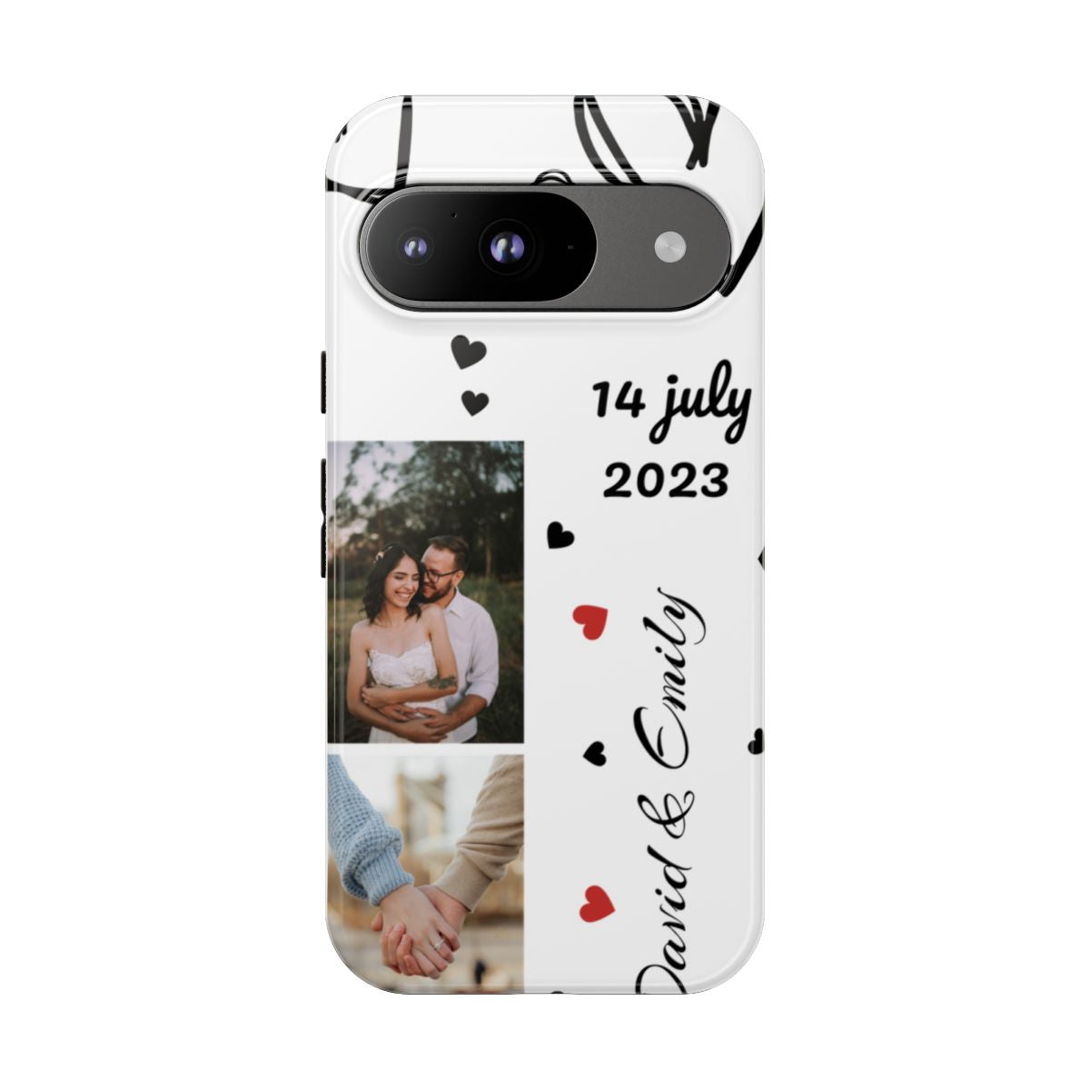 Custom Couple Photo & Anniversary Date Personalized Phone Case
