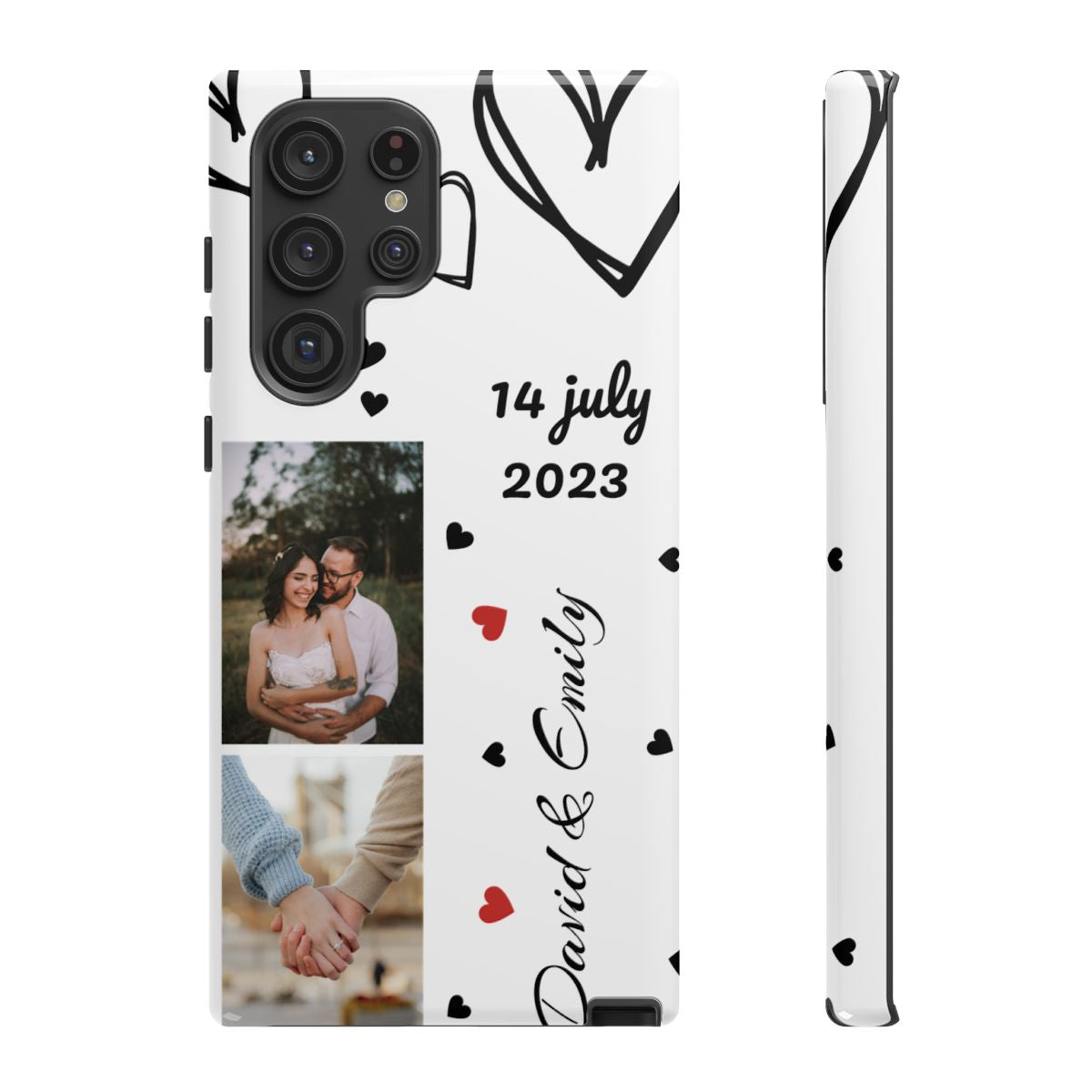 Custom Couple Photo & Anniversary Date Personalized Phone Case