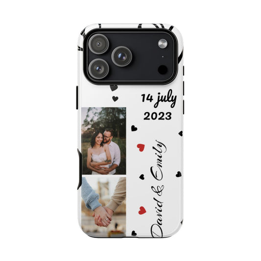 Custom Couple Photo & Anniversary Date Personalized Phone Case