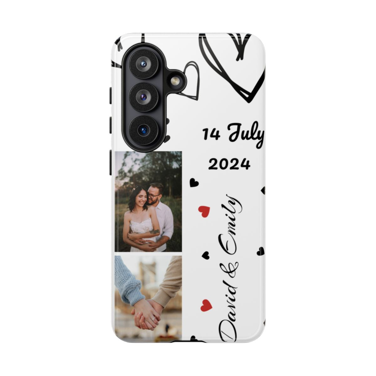 Custom Couple Photo & Anniversary Date Personalized Phone Case