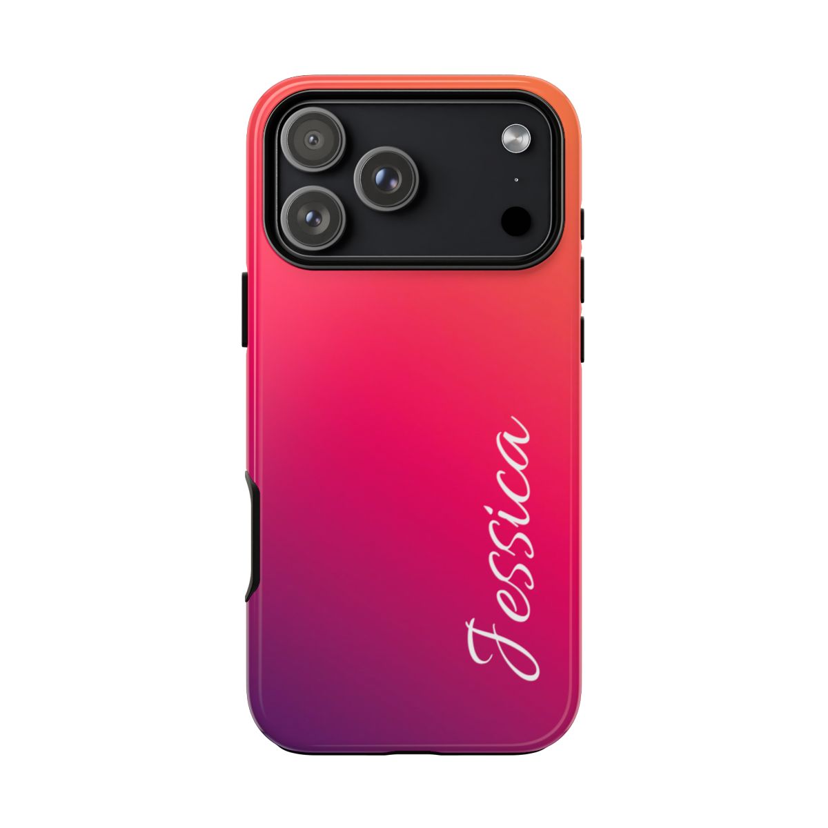 Personalized Ombre Gradient Phone Case - Custom Name