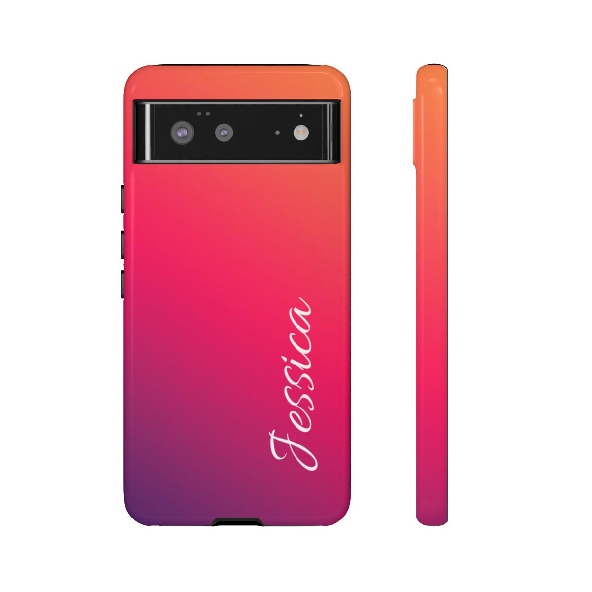 Personalized Ombre Gradient Phone Case - Custom Name
