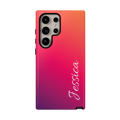 Personalized Ombre Gradient Phone Case - Custom Name