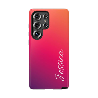 Personalized Ombre Gradient Phone Case - Custom Name