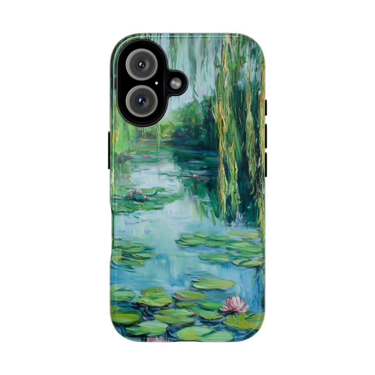 Willow Pond Impressionist Phone Case - Fine Art Lily Pad