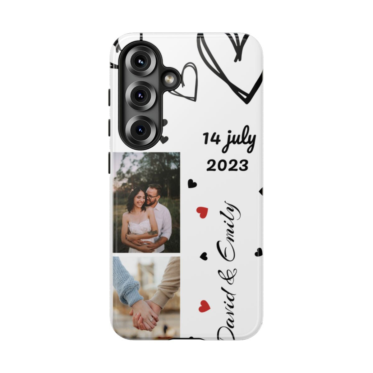 Custom Couple Photo & Anniversary Date Personalized Phone Case