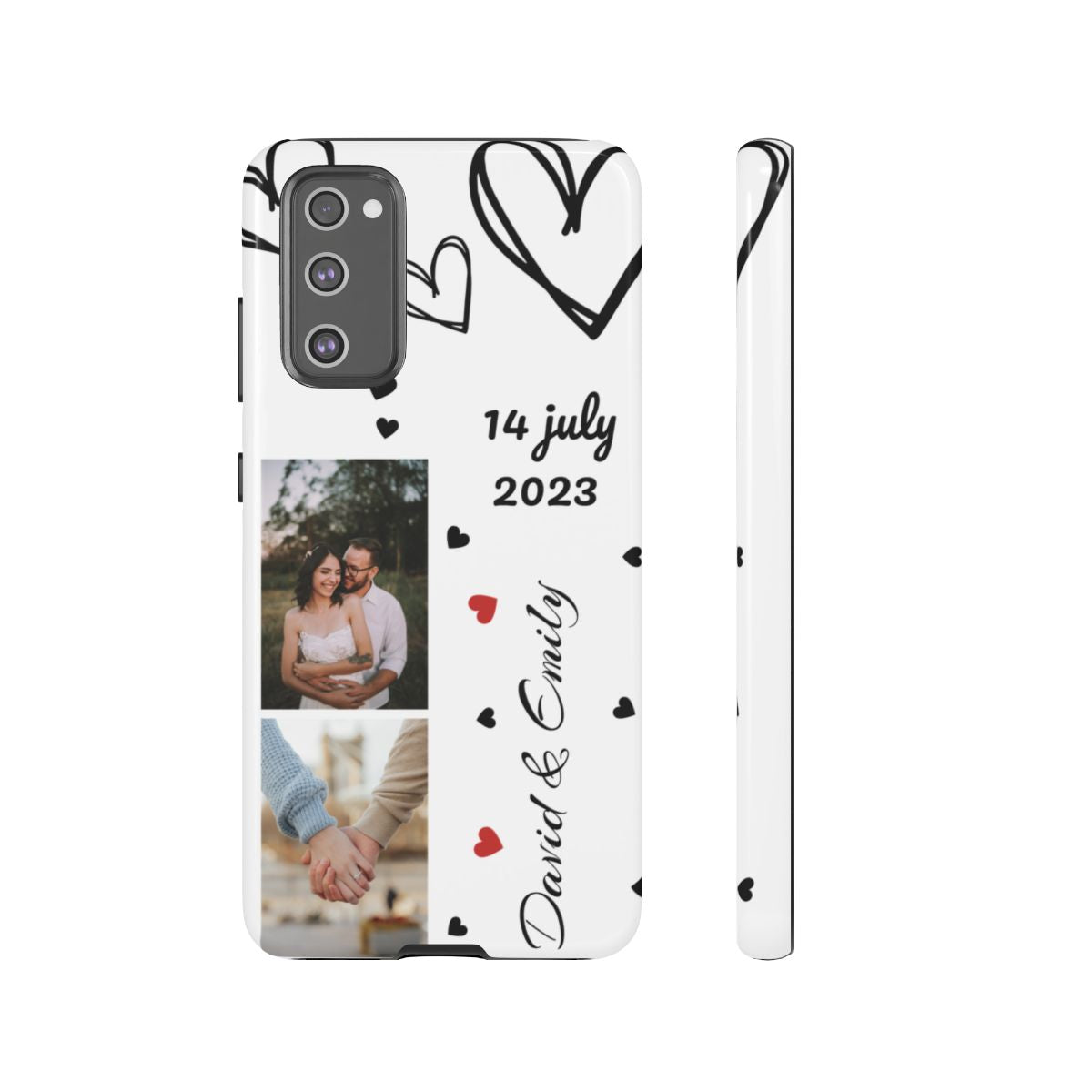 Custom Couple Photo & Anniversary Date Personalized Phone Case