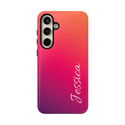 Personalized Ombre Gradient Phone Case - Custom Name