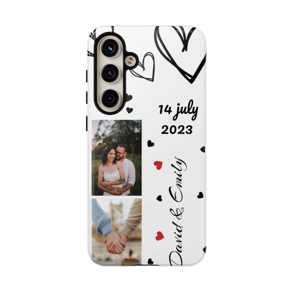 Custom Couple Photo & Anniversary Date Personalized Phone Case