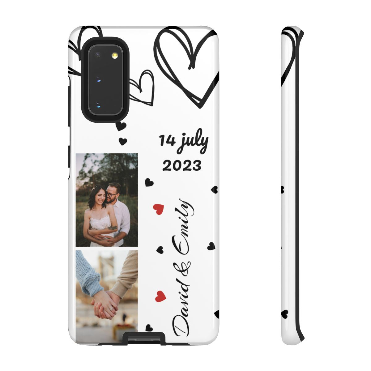 Custom Couple Photo & Anniversary Date Personalized Phone Case