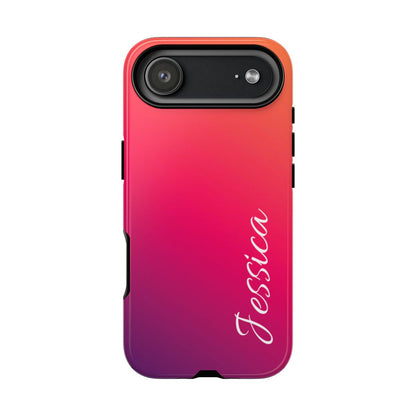 Personalized Ombre Gradient Phone Case - Custom Name
