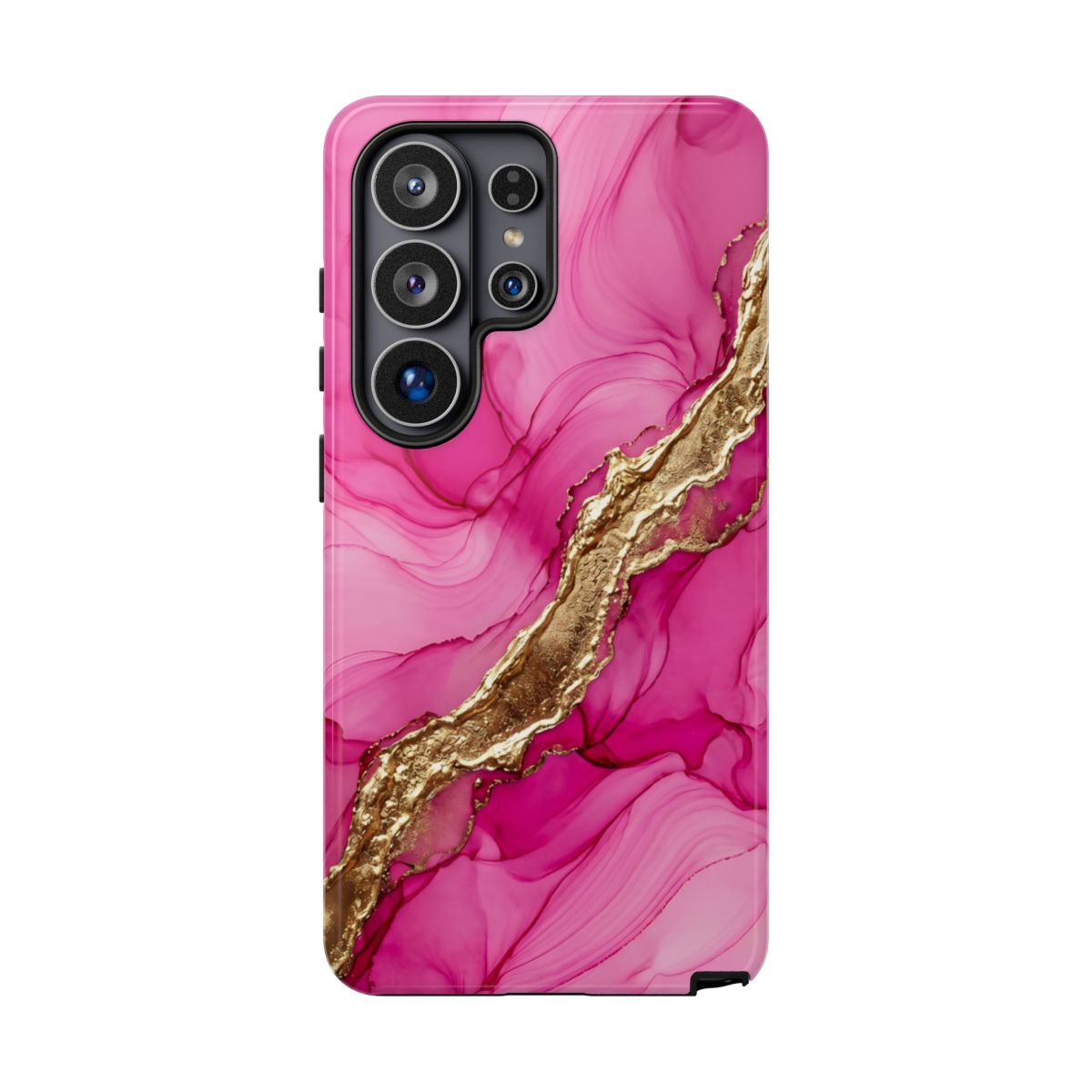 Pink Gold Marble Phone Case – Luxe Alcohol Ink Aesthetic