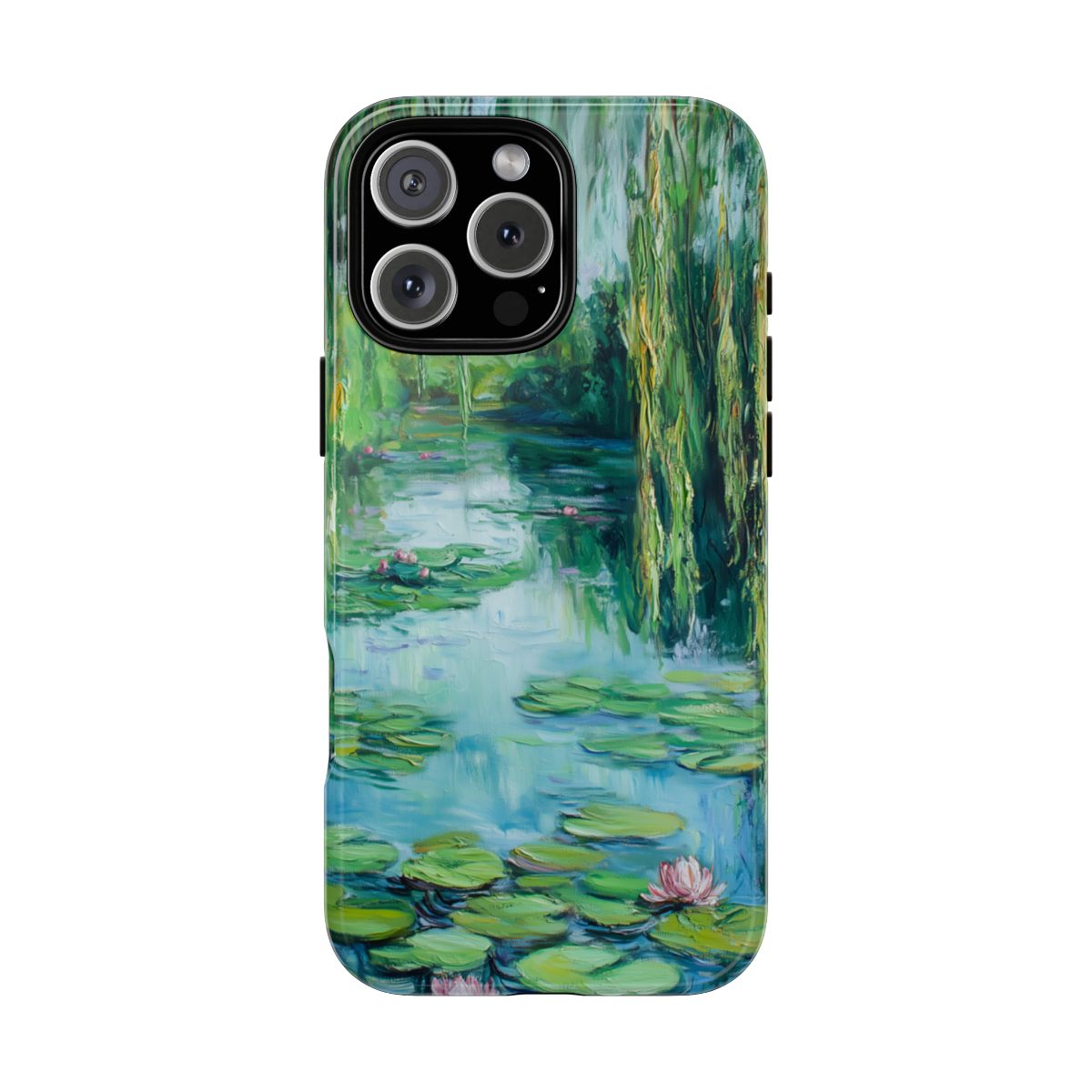 Willow Pond Impressionist Phone Case - Fine Art Lily Pad