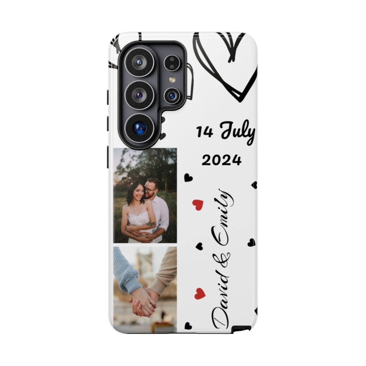 Custom Couple Photo & Anniversary Date Personalized Phone Case