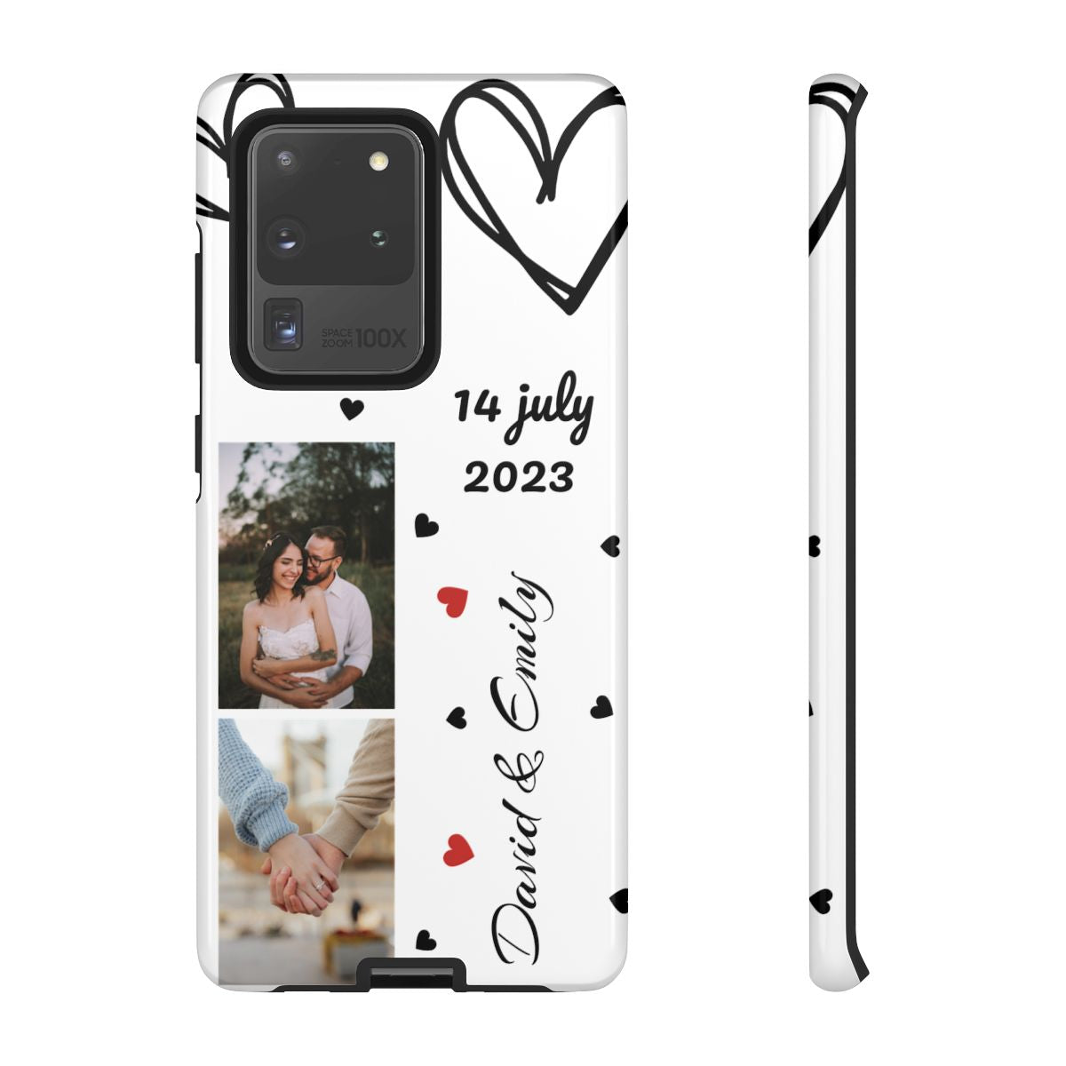 Custom Couple Photo & Anniversary Date Personalized Phone Case