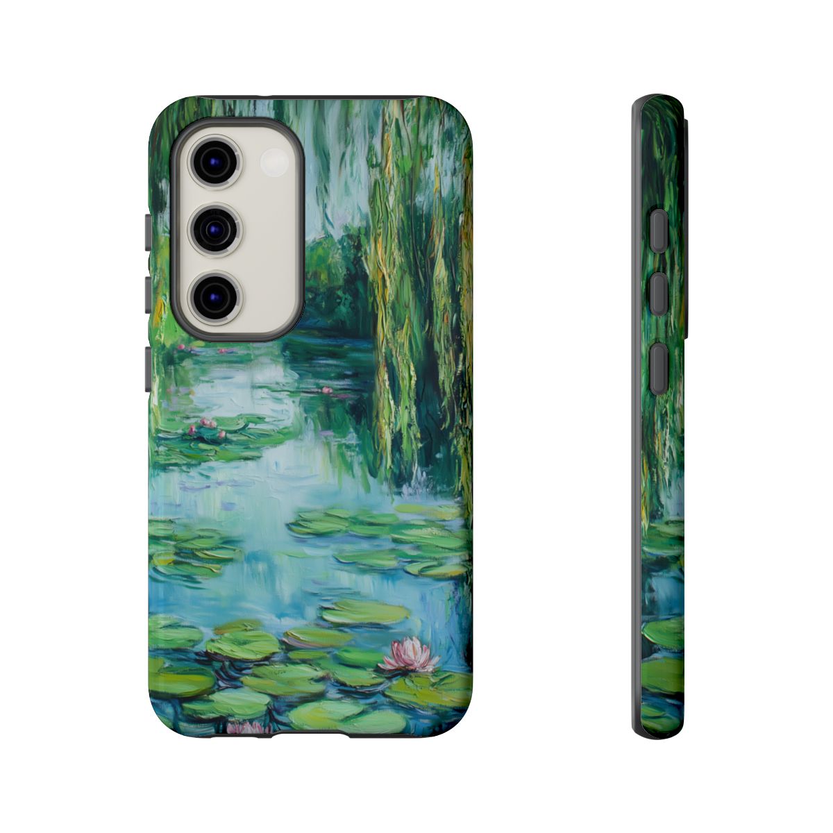 Willow Pond Impressionist Phone Case - Fine Art Lily Pad