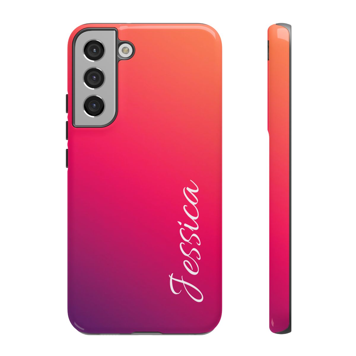 Personalized Ombre Gradient Phone Case - Custom Name