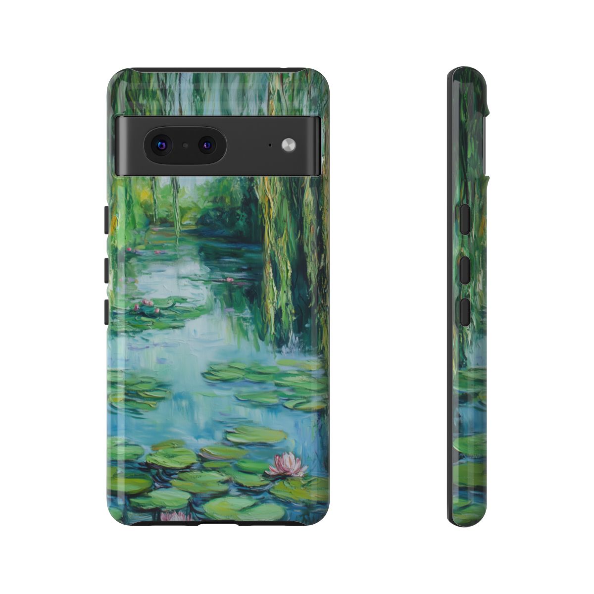 Willow Pond Impressionist Phone Case - Fine Art Lily Pad